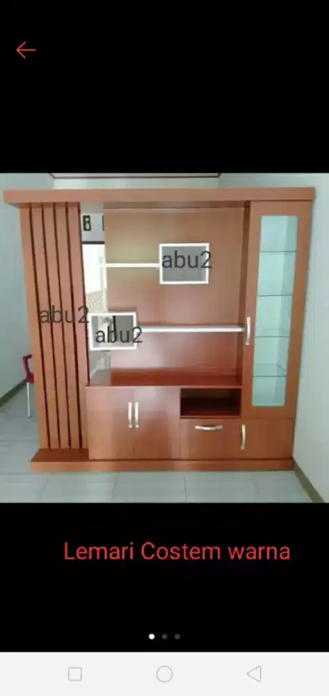 Lemari partisi /penyekat ruang