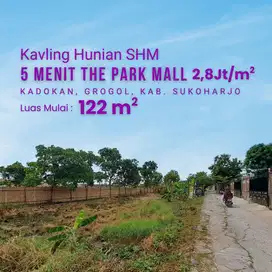 Tanah Kavling SHM Kadokan Grogol – Luas 122 m² Dekat The Park Mall