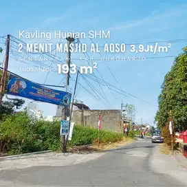 Kavling Strategis SHM Gentan Baki – 3,9 Jt/m² Dekat Fasilitas Umum
