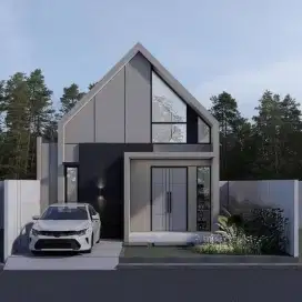 Rumah murah dekat jalan raya Depok. Ada angkot 24 jam