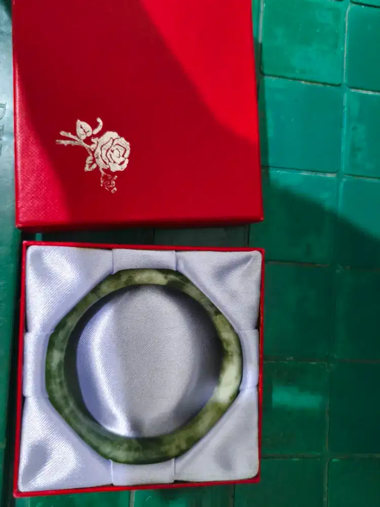 Gelang Giok China Asli Warna Hijau