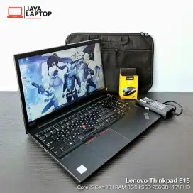 Lenovo Thinkpad E15 Core i5 G10 RAM 8GB SSD 256GB Laptop Second Bekas