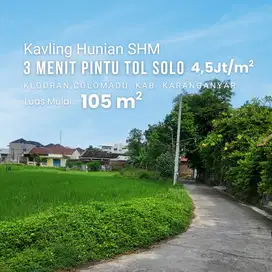 Kavling Strategis SHM Colomadu – 3 Menit Akses Tol Solo