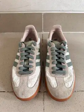 Adidas Samba OG Cloud White Silver Green Women
