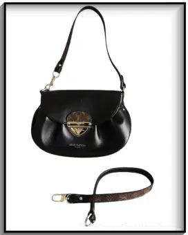 Tas Authentic LV Vibe black, baru mewah, murah