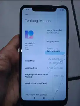 Xiaomi redmi note 6 pro 4/64 batang bs tt