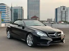 MERCY E400 CABRIOLET AMG 3.0 AT 2016 BLACK ON RED TOP CONDITION SUPER