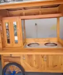 Dijual cepat gerobak bakso atau bakmi