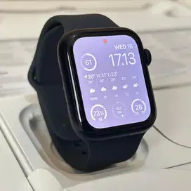 Apple Watch SE 44mm Gen 2 Garansi 2026 Midnight Fullset Ori iwatch