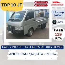 Promo TDP 10 Juta Carry pickup tayo 3 way ac ps mt 2023 silver
