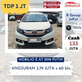 Promo TDP 1 Juta Mobilio E AT 2018 Putih
