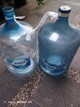 Jual galon Aqua kosong 2 dua