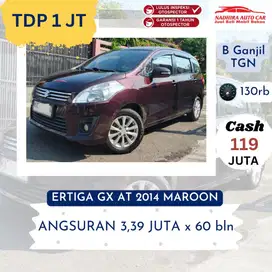 Promo TDP 1 Juta Ertiga GX AT 2014 Maroon