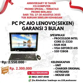 PROMO PC AIO LENOVO BERGARANSI