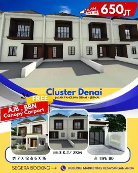 HUNIAN 2 LANTAI LOKASI MEDAN DENAI