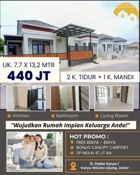RUMAH LUAS CANTIK LOKASI JOHOR