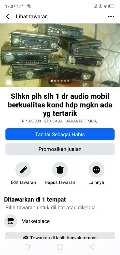 Slhkn lh slh 1 dr audio mobil berkualitas kond hdp hrg murah sj deh