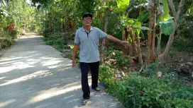 Tanah posisi datar di wates selatan