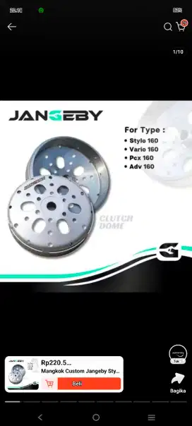 Mangkok ganda vario 160