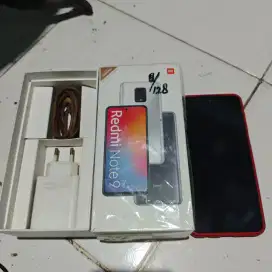 Redmi note 9 pro(8/128) lengkap ori