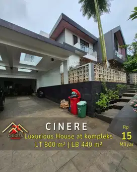 DIJUAL RUMAH MEWAH DALAM KOMPLEK ELIT DI CINERE DEPOK