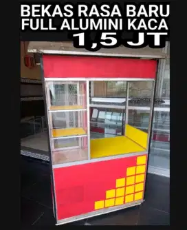 ROMBONG CANTIK SECOND SPT BARU FULL ALUMINI KACA ,ANTI AIR  RP 1,5 JT