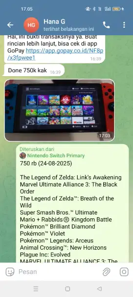 Games Nintendo Switch OLED V2 V1 Lite Primary