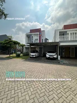 Rumah Modern Terawat dekat Brawijaya di Green Orchid Suhat Lowokwaru