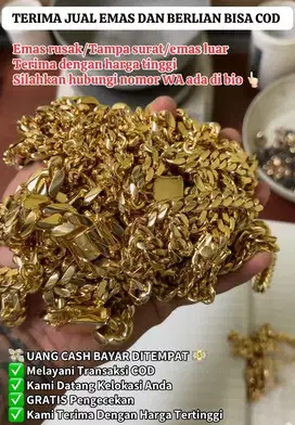 TERIMA JUAL EMAS DAN BERLIAN COD