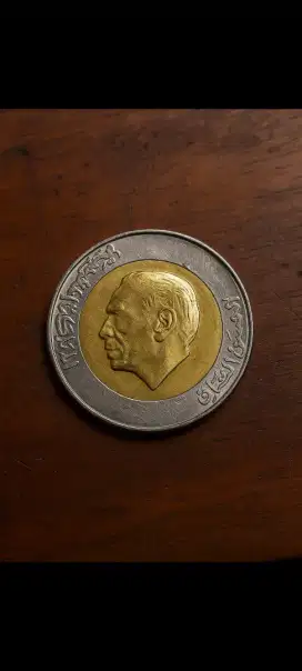 Koin Koleksi 5 Dirham Maroko 1407 H / 1987 M – Raja Hassan II
