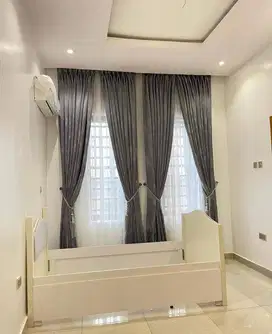 Cod Tirai Gorden Jendela Gordyn Mewah Hordeng Model Terbaru Murah