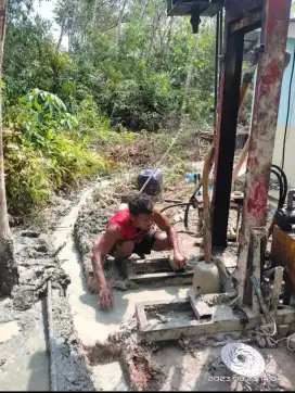 Bor sumur hydrolik mesin
