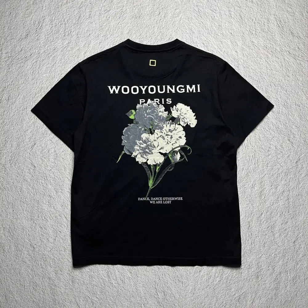 T-SHIRT WOOYOUNGMI PARIS KAOS LUXURY BAJU BLACK ORIGINAL