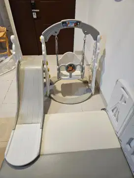 Molion Slide 3in1 Perosotan Ayunan Ring Basket Anak  ( harga nett)
