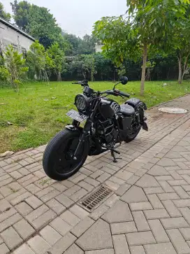 Moge Yamaha Scorpio modif harley sportster