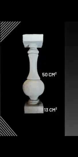 Pion Beton Tinggi 50 Cm - Pagar Beton