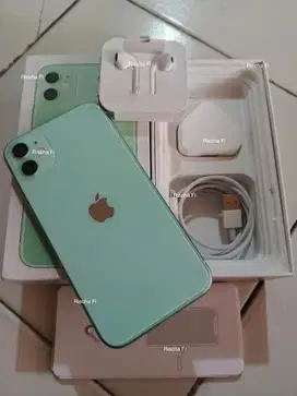 Iphone 11 128 Hijau Inter FULL SET