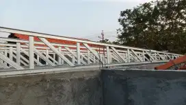 Rangka atap galvalum bajaringan renovasi kanopi plafon partisi almini