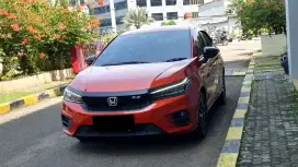 Km21rb honda city hatchback rs 2023 orange matic pajak panjang