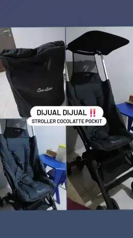 Stroller cocolatte pockit denim