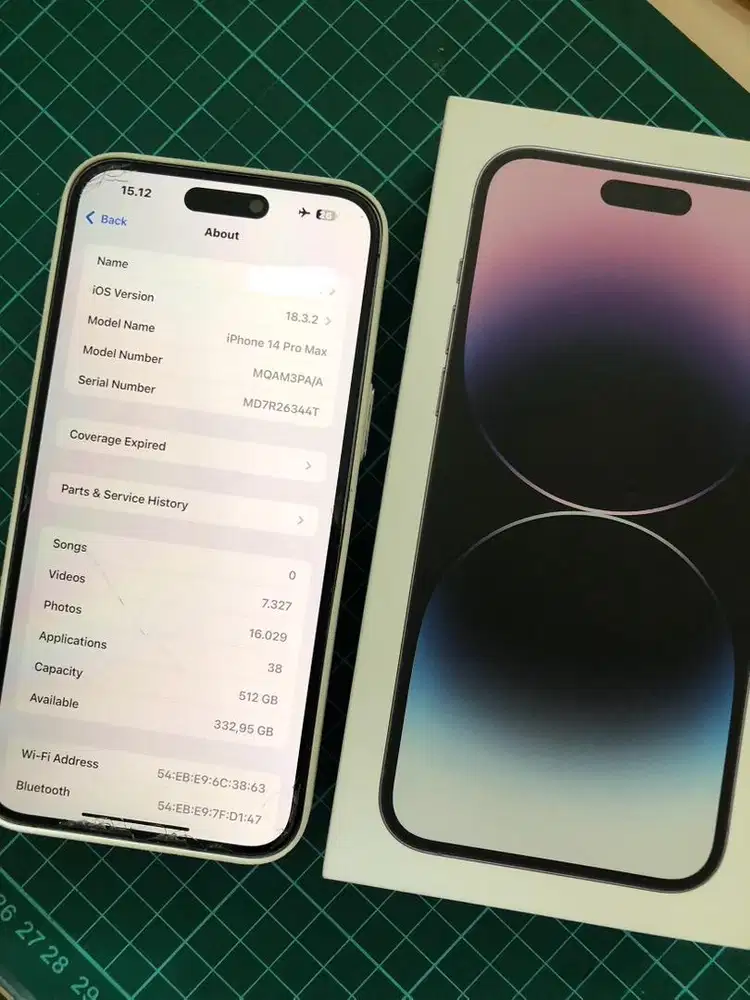 Iphone 14 pro max 512 gb purple