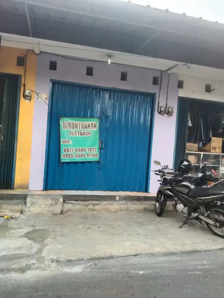 Kios di kontrakan / disewakan