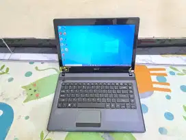 Laptop acer 4739 core i3 ram 4 siap pakai