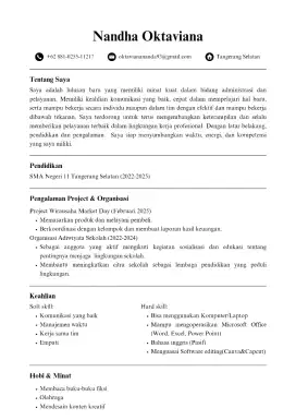 fresh graduate yang sedang aktif mencari kerja