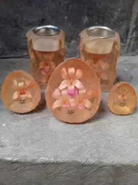 Pajangan dan tatakan lilin