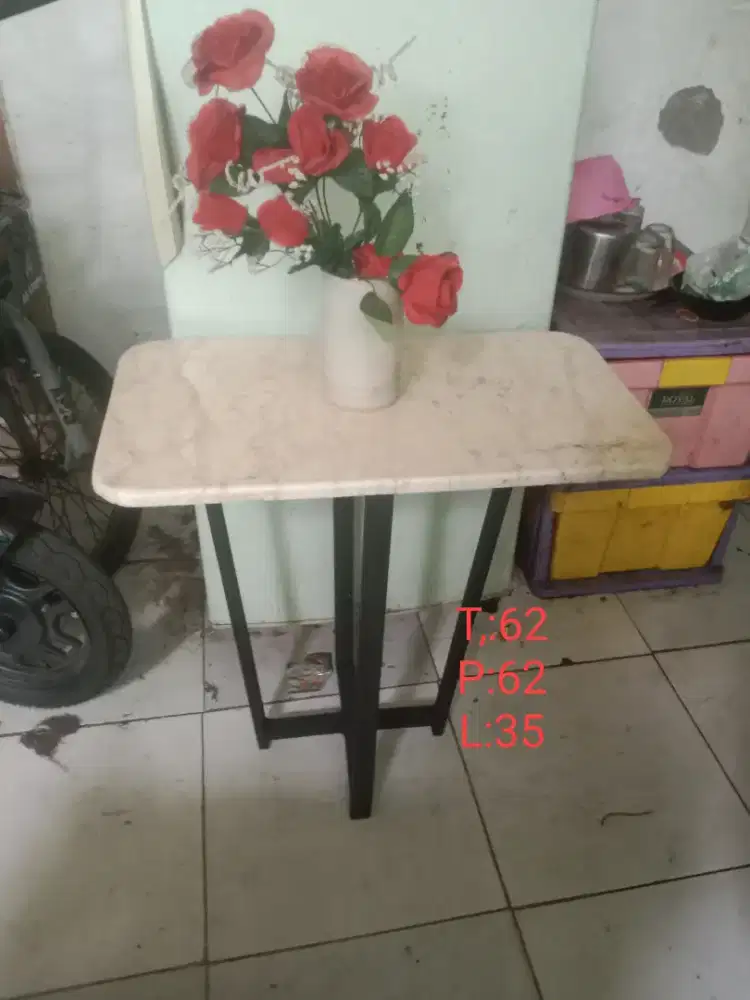 Meja ngopi marmer