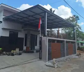 Spesialist pemasangan kanopi rangka holo galvanis