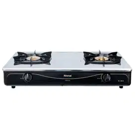 NEW Kompor gas 2 tungku stainless steel Rinnai RI 602A