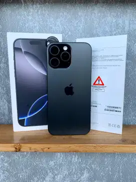 Iphone 16 Pro Max 256gb Black IBOX GARANSI MEI 2026 Malang Batu