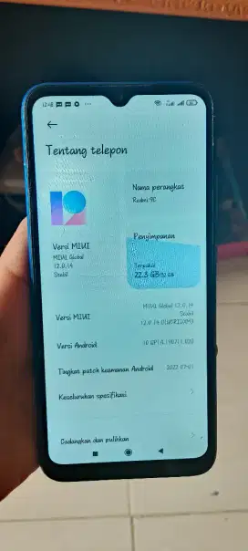 Hp redmi 9c ram3+32